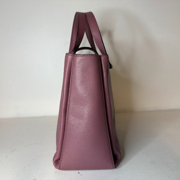 Kate Spade Natasha Lovett Street Purple Satchel Top Handle Purse Handbag - Picture 6 of 15